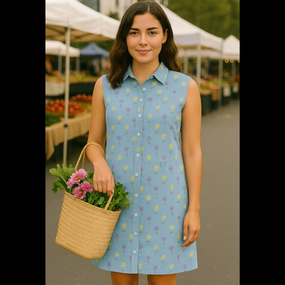 Studio Ease Boutique Shirt Dress Like NEW Linen & Rayon 🎉2X Host Pick🎉 - Picture 2 of 13